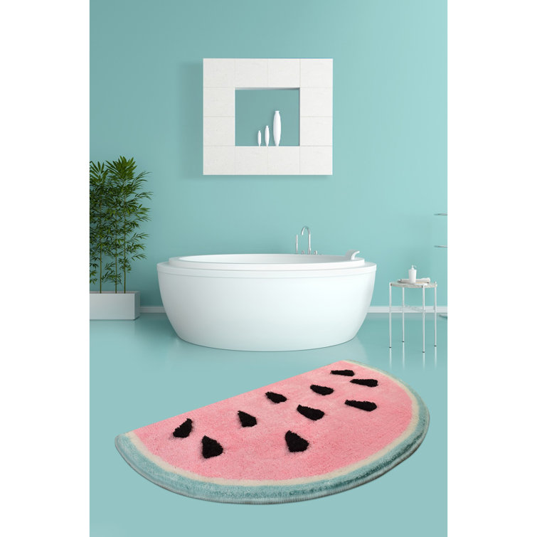 Ebern Designs Matamoras SemiCircle Bath Mat Wayfair.co.uk